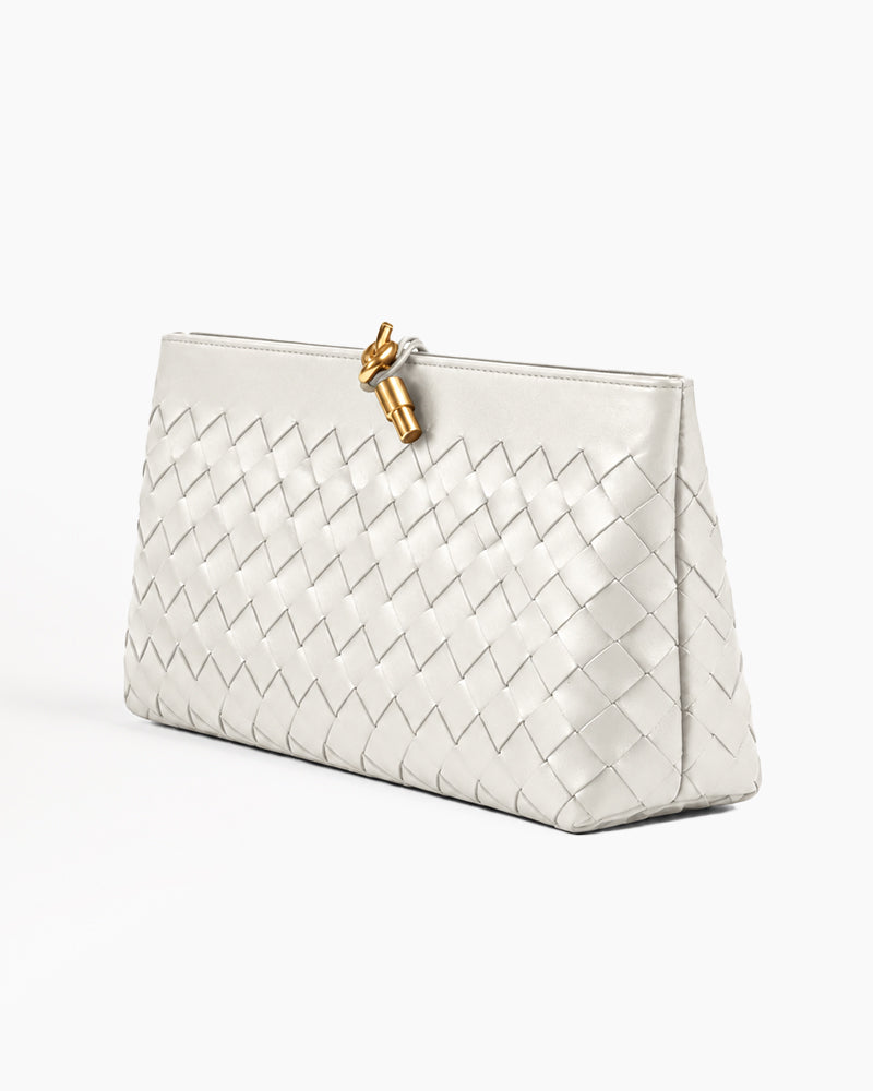 Black-Woven-Leather-Everyday-Zip-Clutch-16
