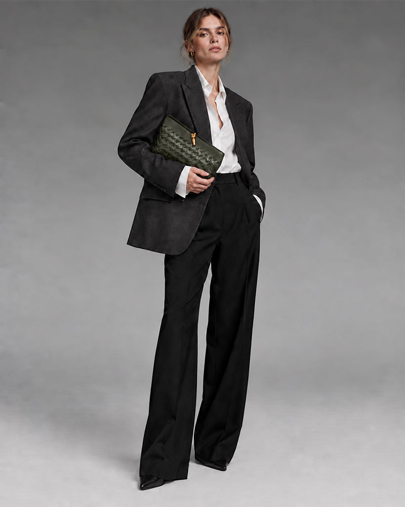 Black-Woven-Leather-Everyday-Zip-Clutch-11