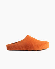 (Clean Up - US 9.5) Designer Real Fur Slides Clogs Mules Flat Luxury Slippers