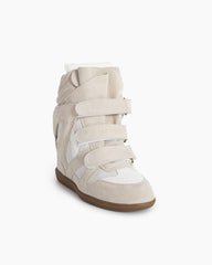 (Clean Up) Bekett Suede and Leather High-Top Trainers