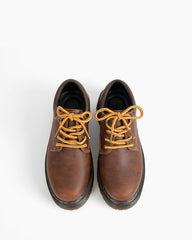Women's Heavy Duty Brown Leather Platform Shoes