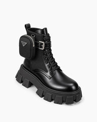 Women's Edgy Combat Boots with Utility Pocket