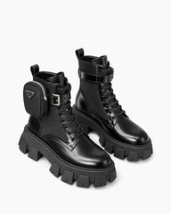 Women's Edgy Combat Boots with Utility Pocket