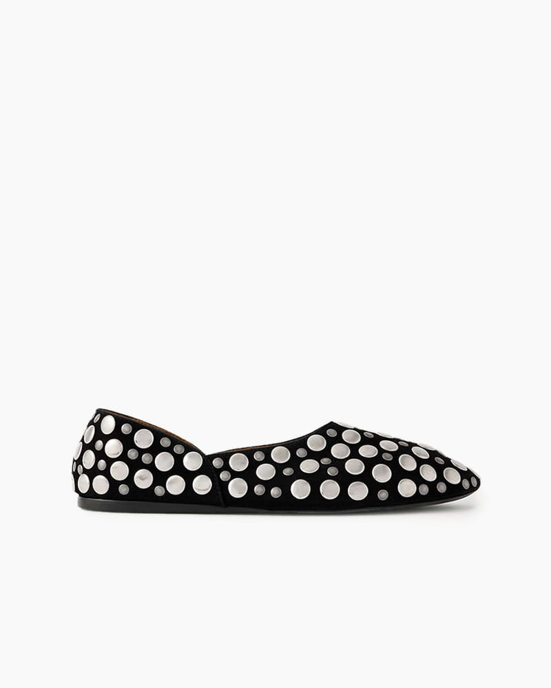 Women's Stylish Studded Slip-On Flats