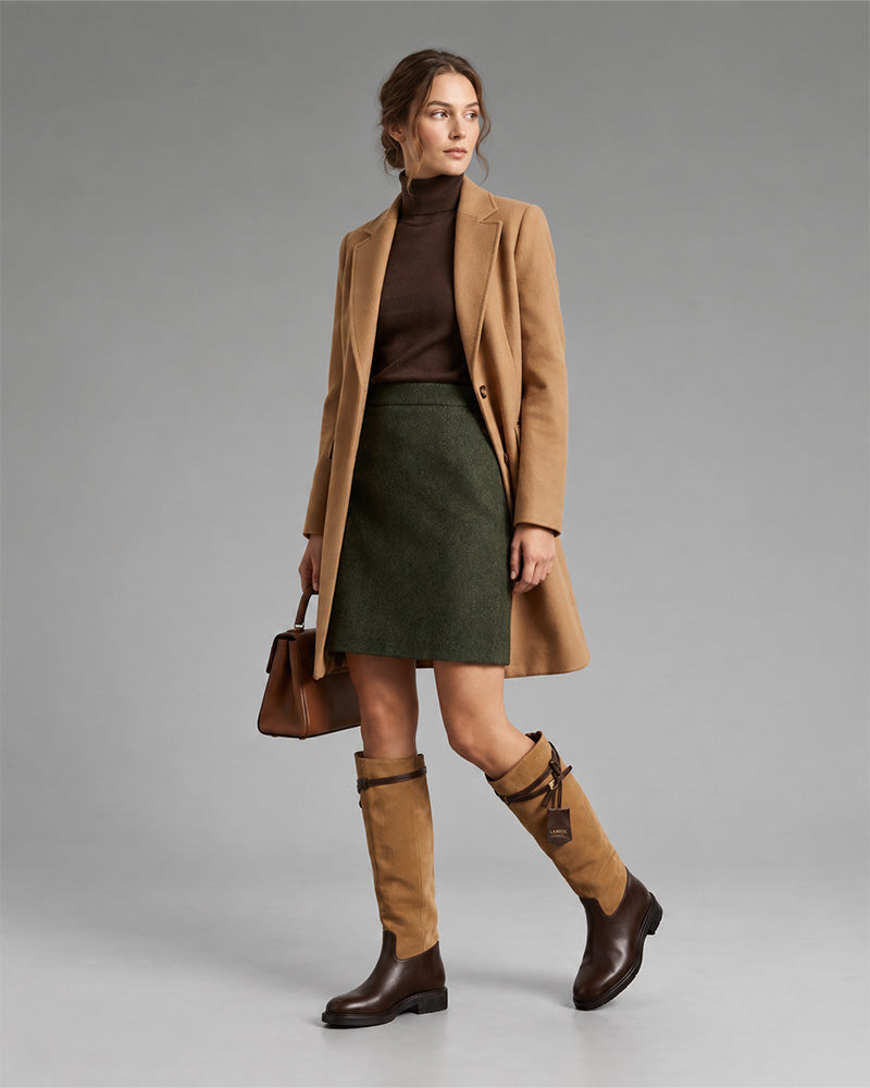 camel-suede-two-tone-knee-high-riding-boots