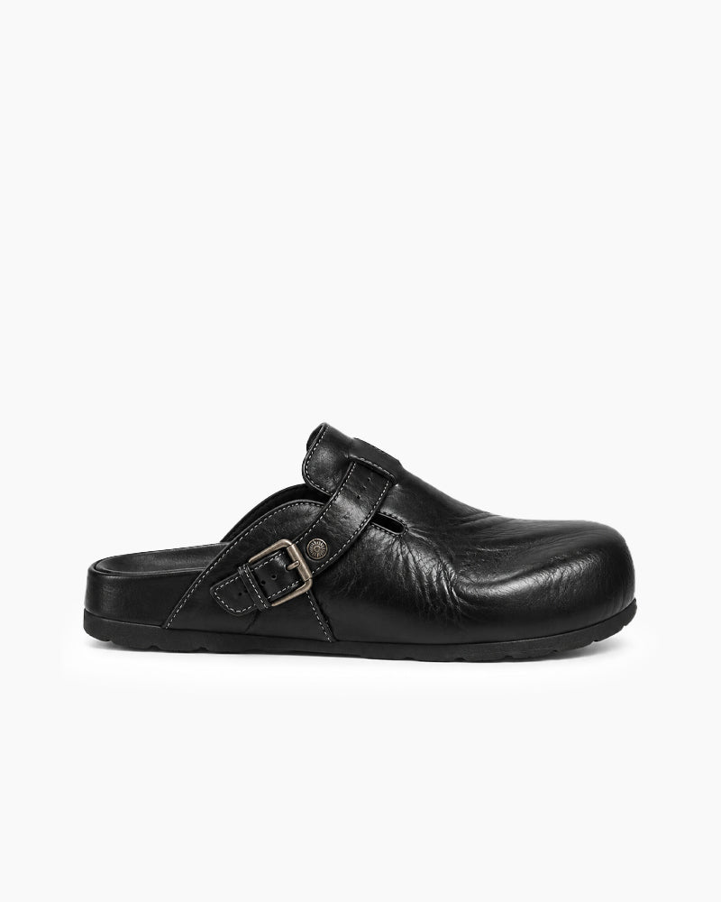 Women’s Vintage Buckle Slip-On Clogs