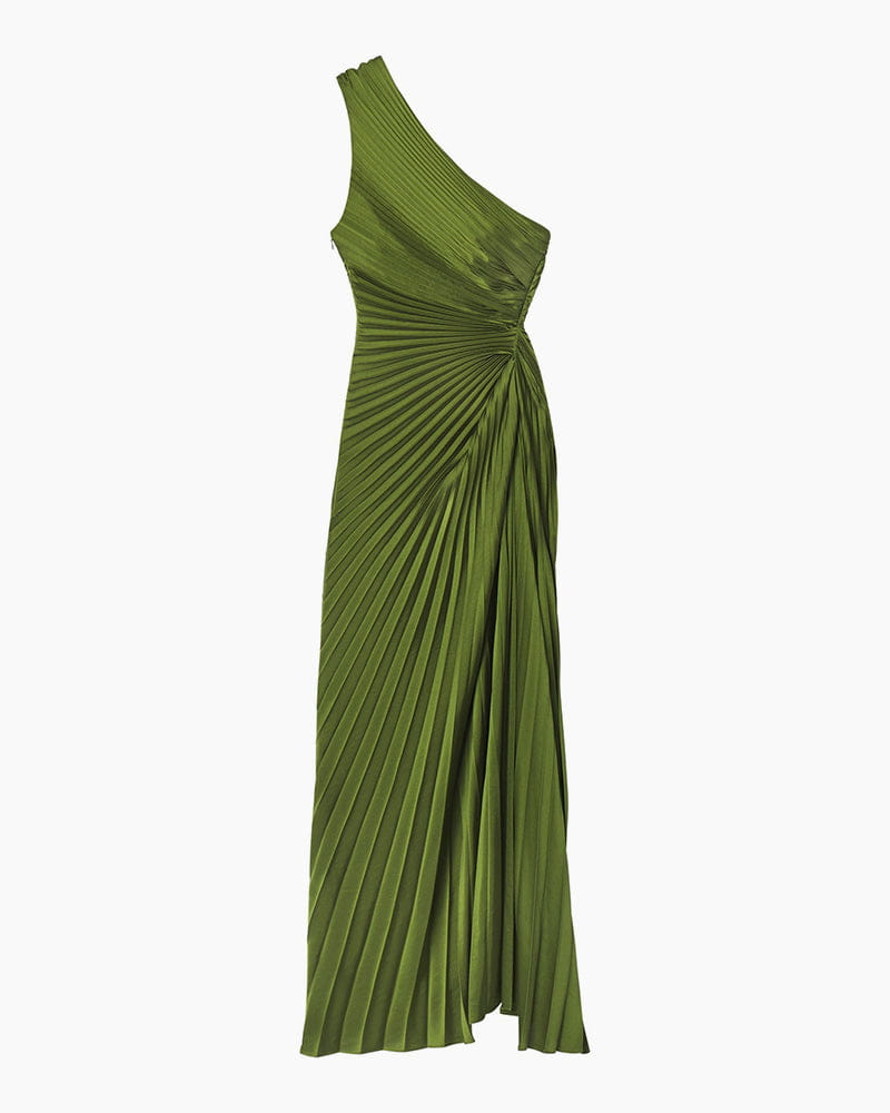 womens-private-party-elegant-one-shoulder-green-gown