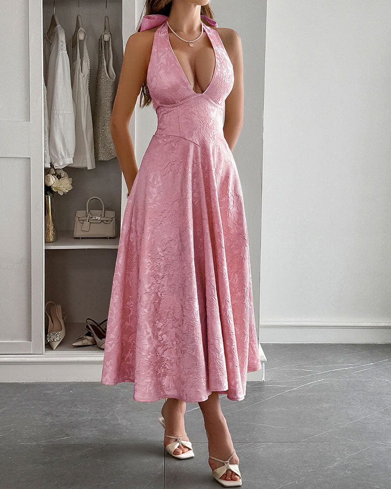 womens-afternoon-tea-elegant-halter-neck-dress