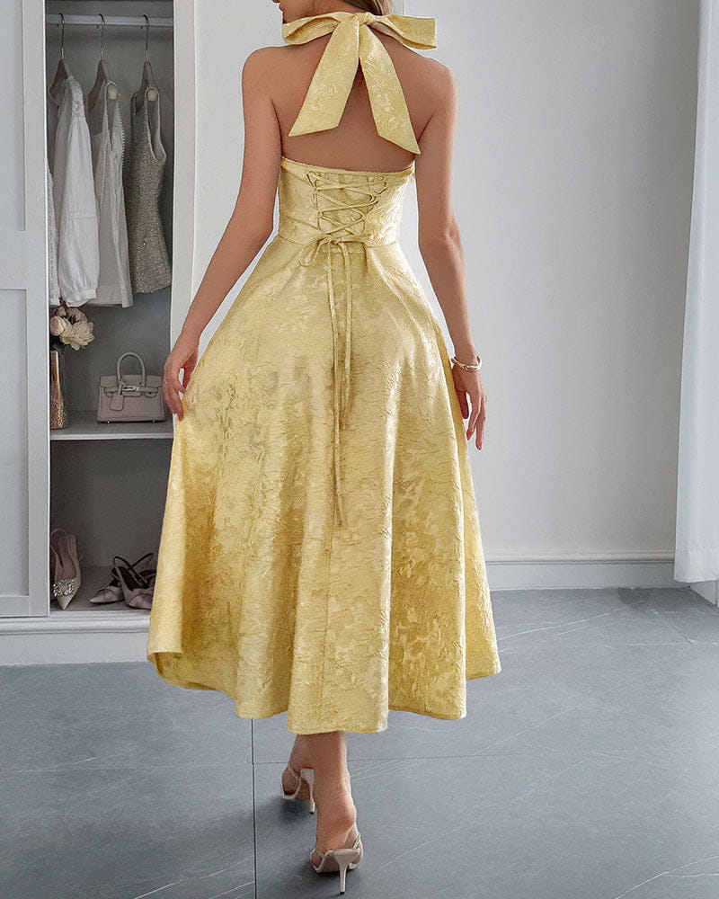 womens-afternoon-tea-elegant-halter-neck-dress
