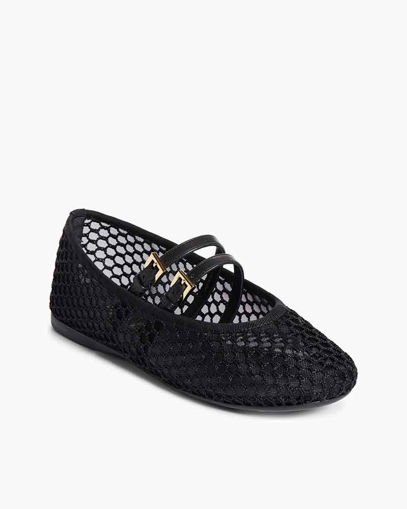 chic-daytime-mesh-strap-mary-jane-flats