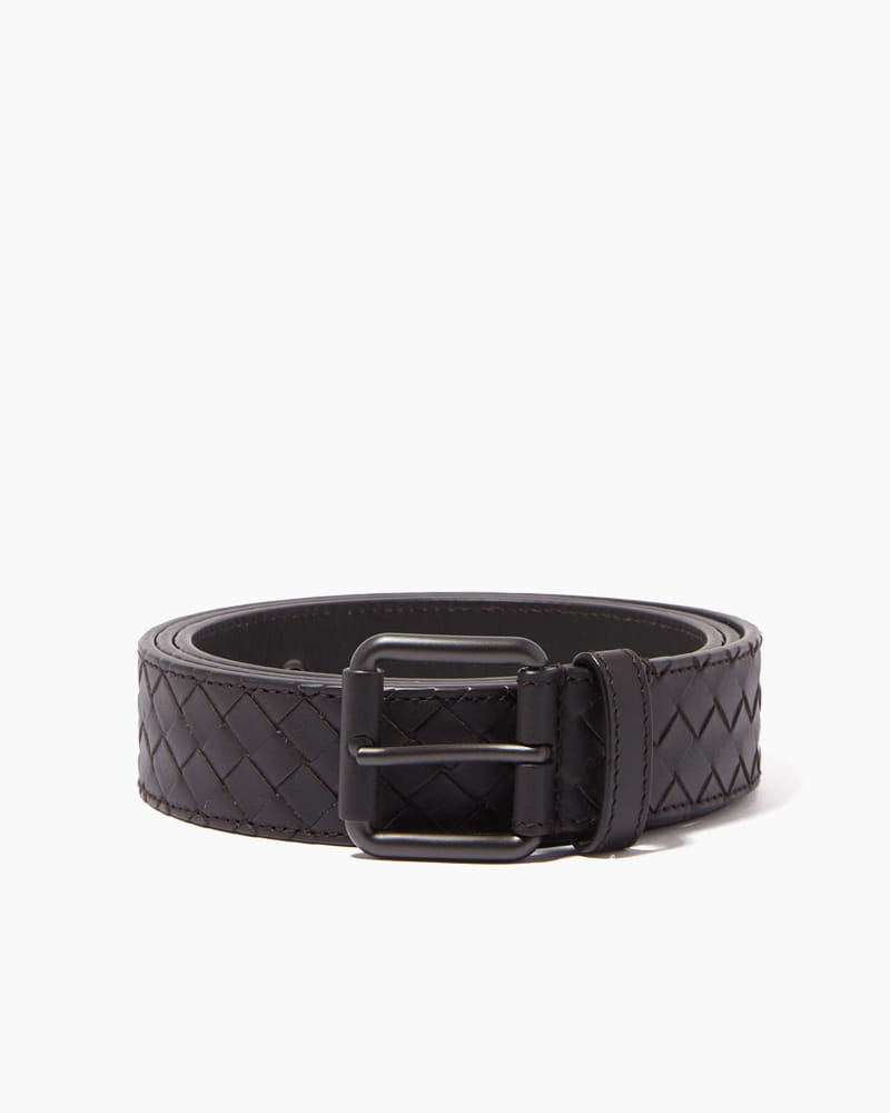 Refined Everyday Woven Leather Belt