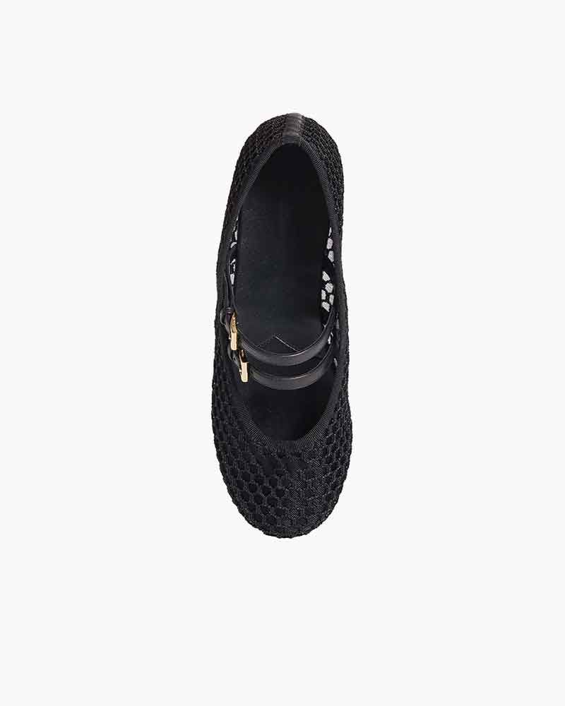 chic-daytime-mesh-strap-mary-jane-flats