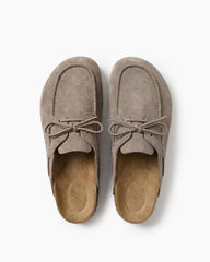 Men's Boat-Style Suede Mule Shoes