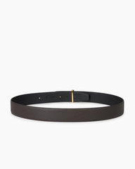 Classic Daily Wear T-Buckle Reversible Leather Belt