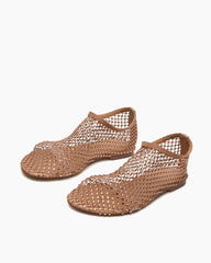 Women's Rhinestone Mesh Ballet Flats