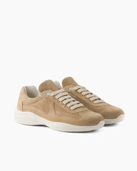 Men's Modern Suede Lace-Up Sneaker With Rubber Sole