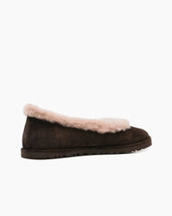 (Clean Up) Women's Brown Ballet Flats - Coffee