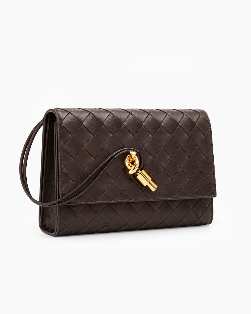 Everyday-Woven-Leather-Knot-Detail-Clutch-Bag-4