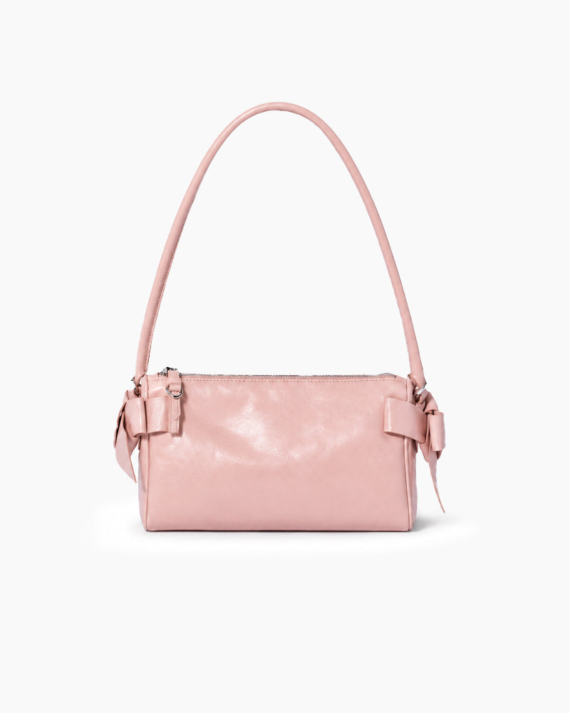 Cafe-Stroll-Shiny-Leather-Bow-Shoulder-Bag-24