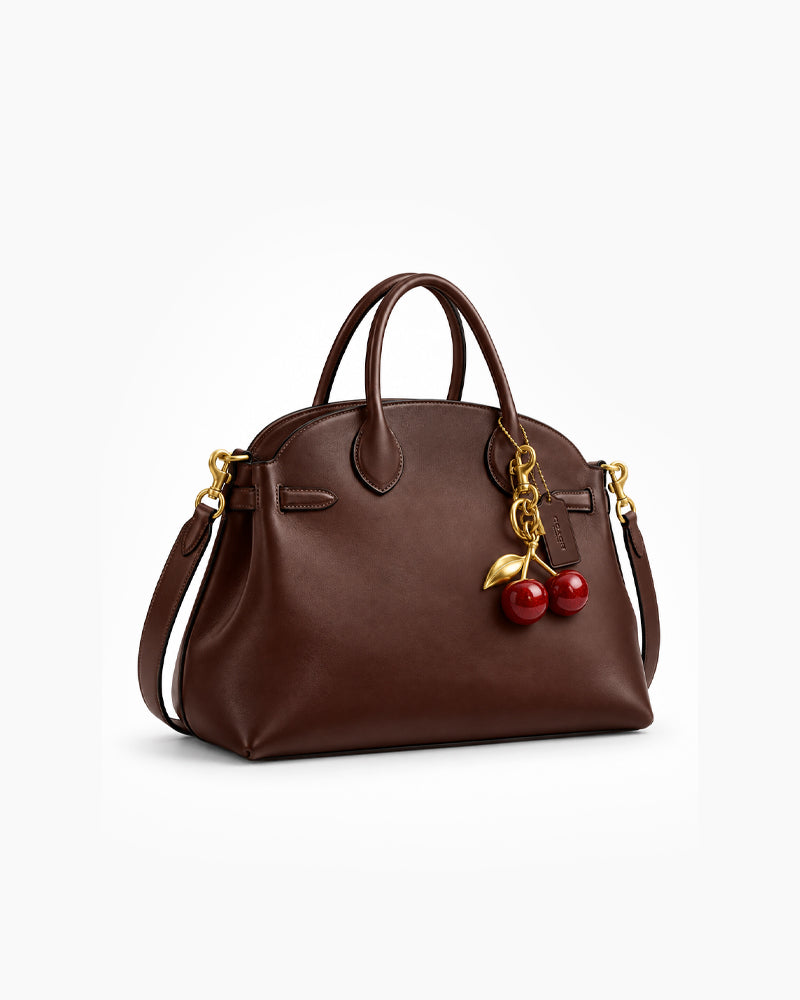 Everyday-Domed-Leather-Satchel-With-Cherry-Charm-6