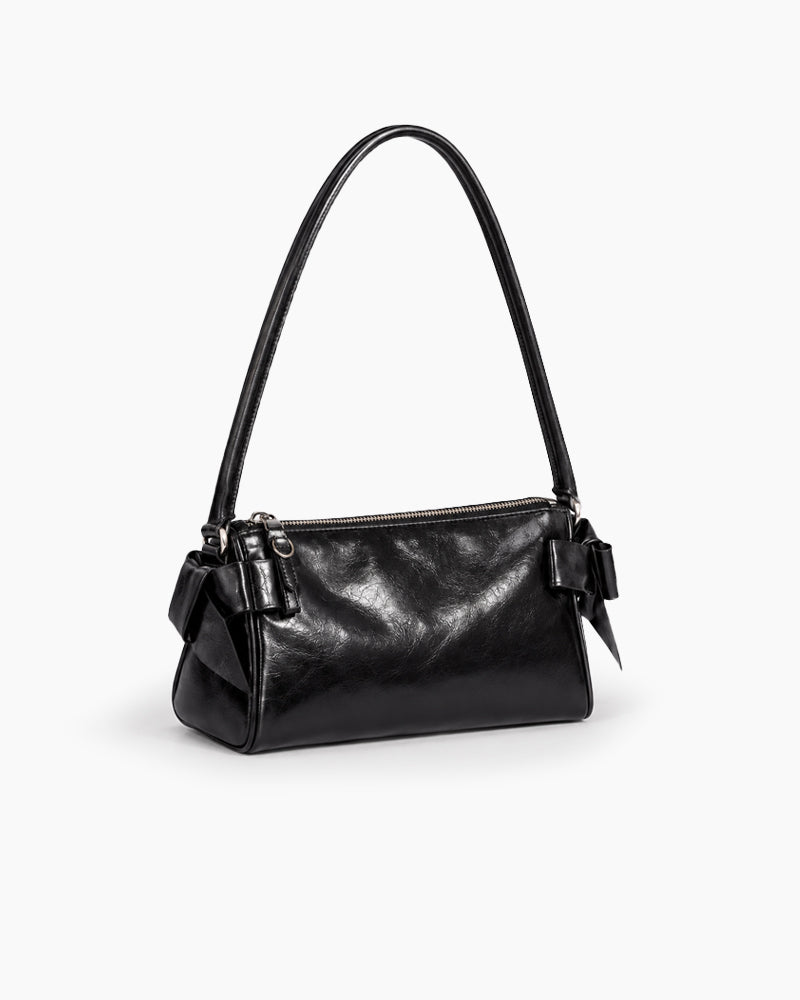 Cafe-Stroll-Shiny-Leather-Bow-Shoulder-Bag-12