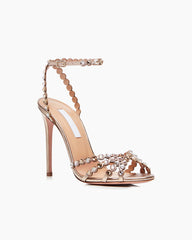 Women's Party Rhinestone Strap Sandals with Stiletto Heel