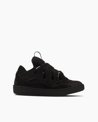 Black Leather Sneakers for Luxury 90s Skate Style