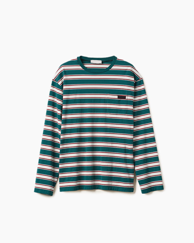 Striped Cotton Jersey Long Sleeve Tee