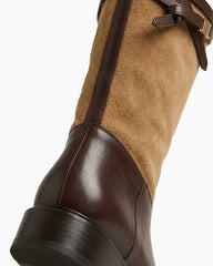 camel-suede-two-tone-knee-high-riding-boots