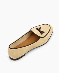 Women's Chic Suede Bow Detail Ballet Loafers