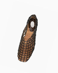 Women's Lattice Jelly Ballet Flats