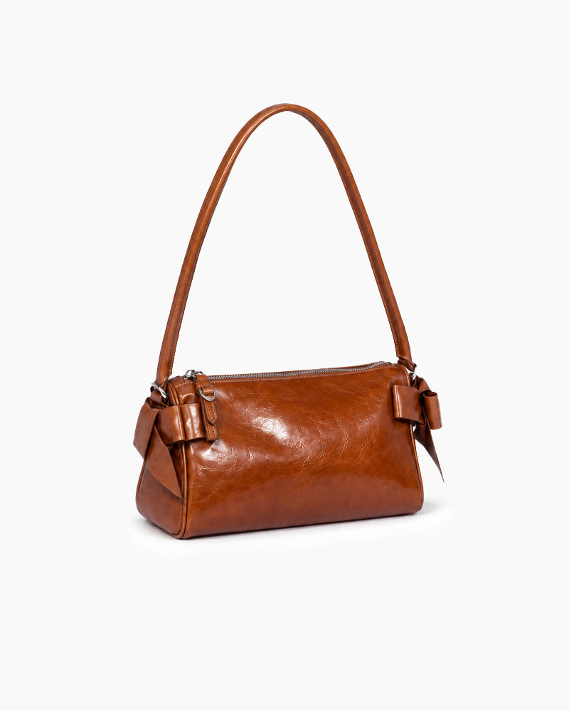 Cafe-Stroll-Shiny-Leather-Bow-Shoulder-Bag-13