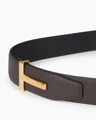 Classic Daily Wear T-Buckle Reversible Leather Belt