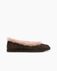 (Clean Up) Women's Brown Ballet Flats - Coffee