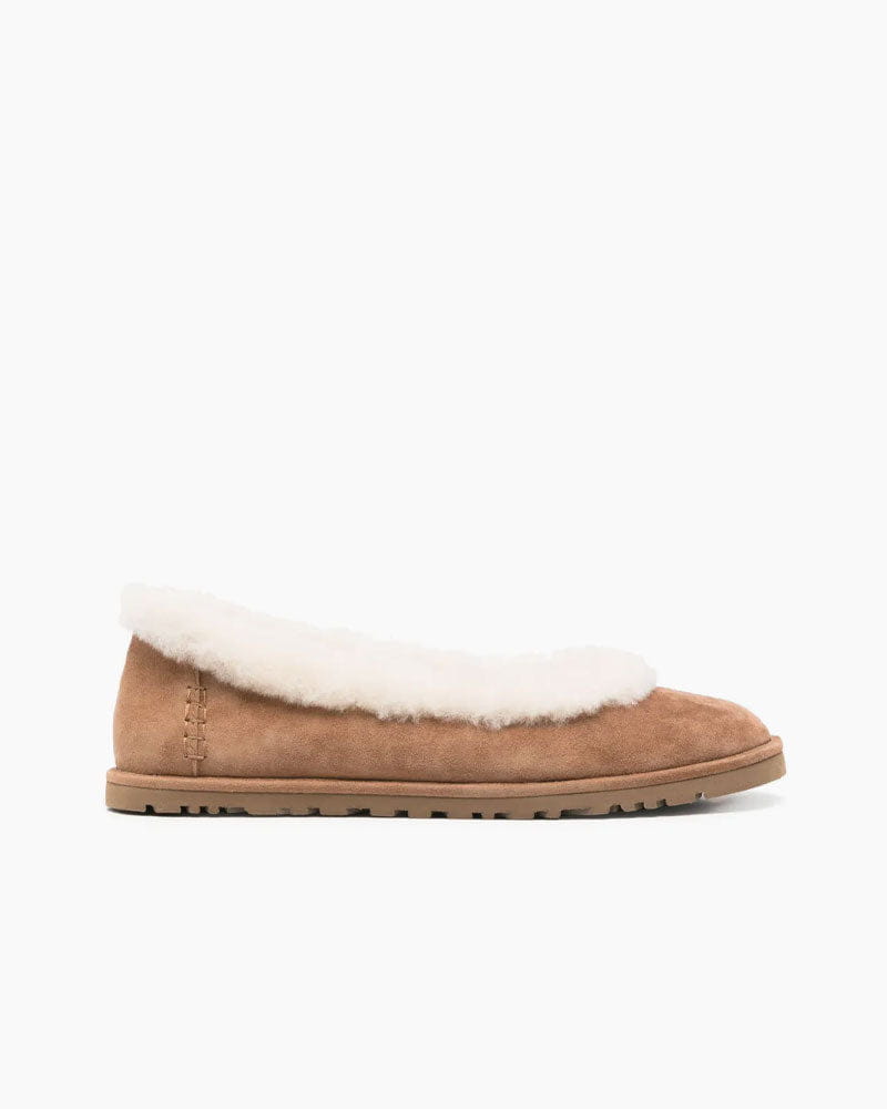 (Clean Up) Women's Brown Ballet Flats
