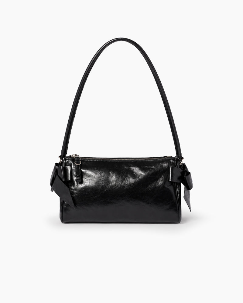 Cafe-Stroll-Shiny-Leather-Bow-Shoulder-Bag-11