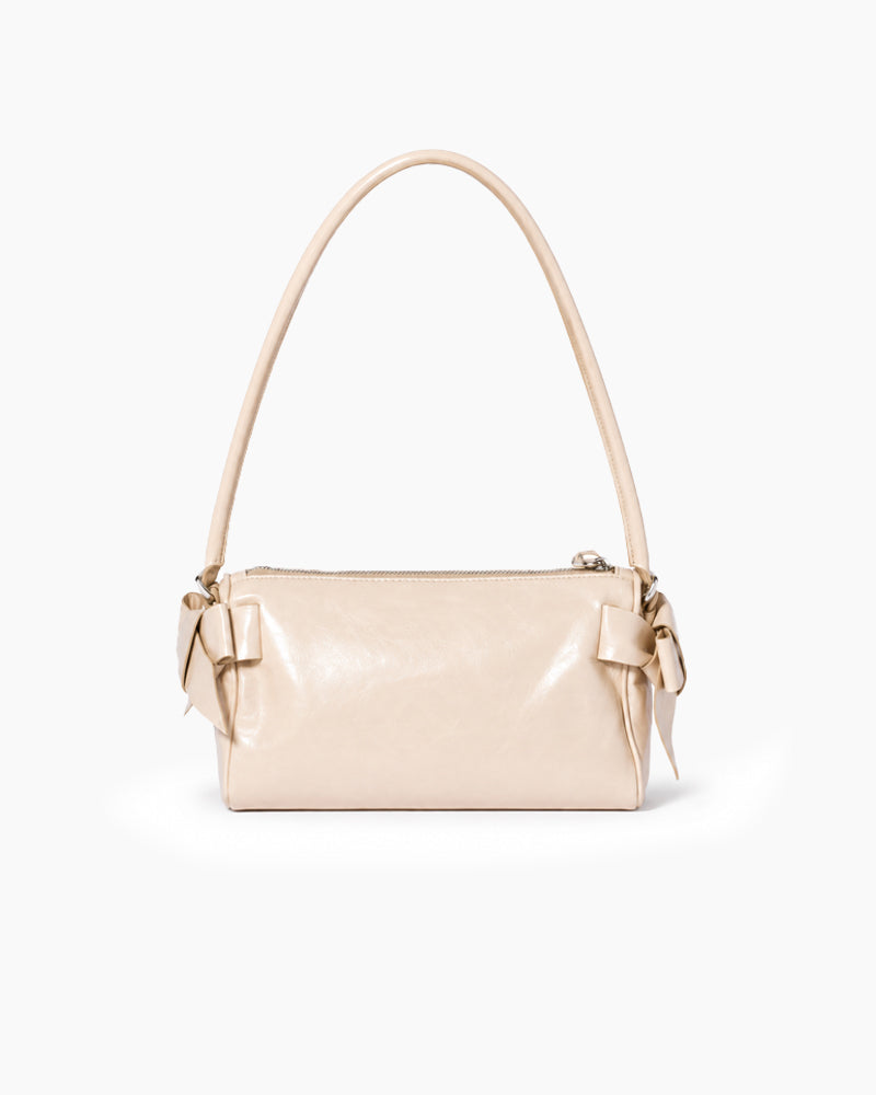 Cafe-Stroll-Shiny-Leather-Bow-Shoulder-Bag-5