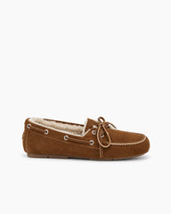 Women's Cozy Leather Shearling-Lined Moccasin Loafers