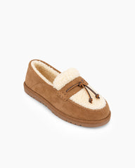 Women's Comfortable Moccasin Loafers with Wool Lining