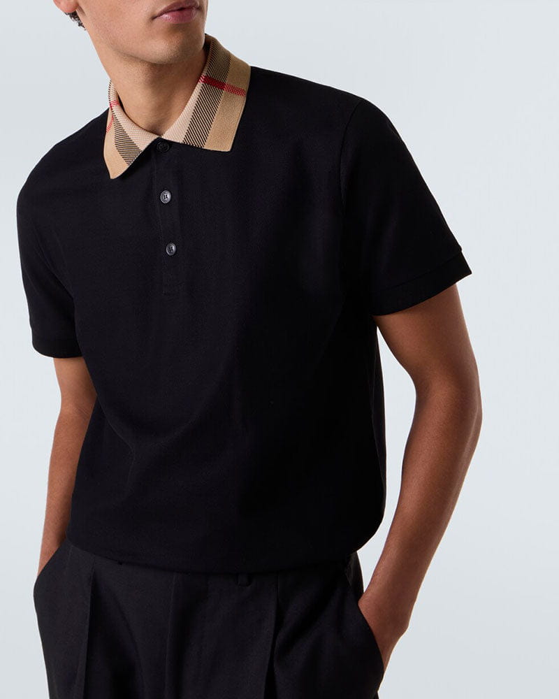 mens-resort-vacation-breathable-checkered-polo