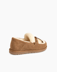Women's Comfortable Moccasin Loafers with Wool Lining