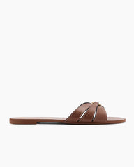 Casual Beach Slip On Flat Strap Sandal Slides