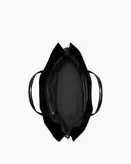 Small Sculpted Slouch Drawstring Leather Tote