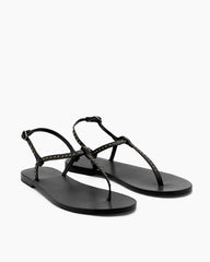 Casual Beach Studded Flat Strappy Sandal