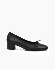 City-Stroll-Leather-Bow-Pumps-With-Block-Heels-2