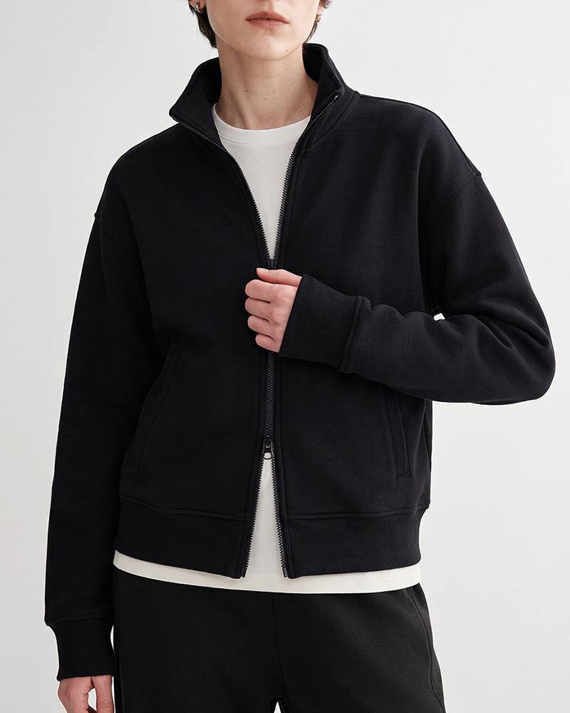 Campus-Stand-Collar-Fleece-Lined-Zip-Jacket-2