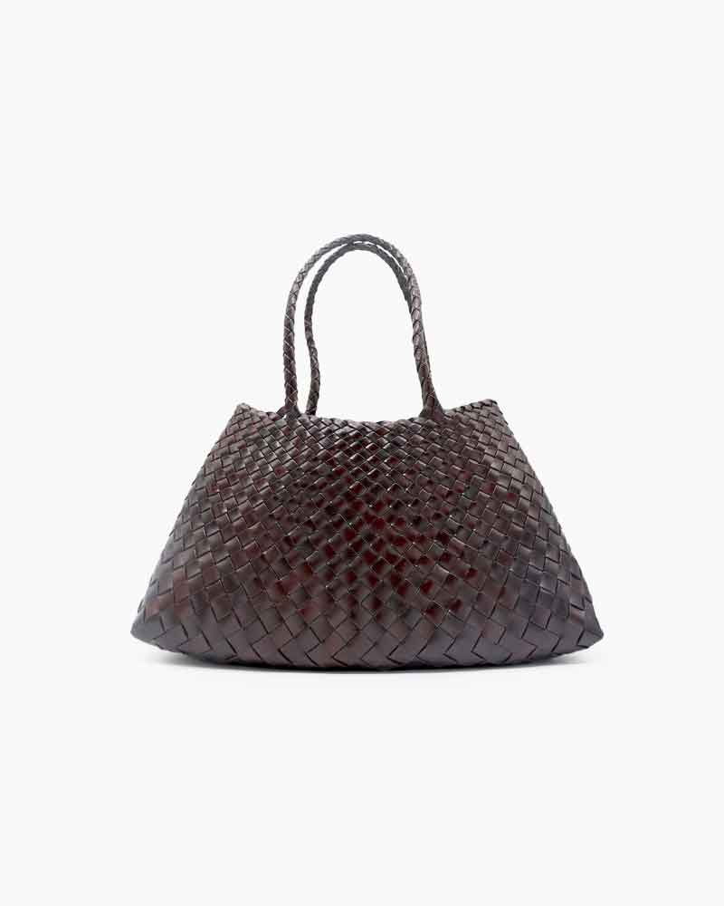 Everyday-City-Escape-Dark-Brown-Woven-Leather-Tote-4