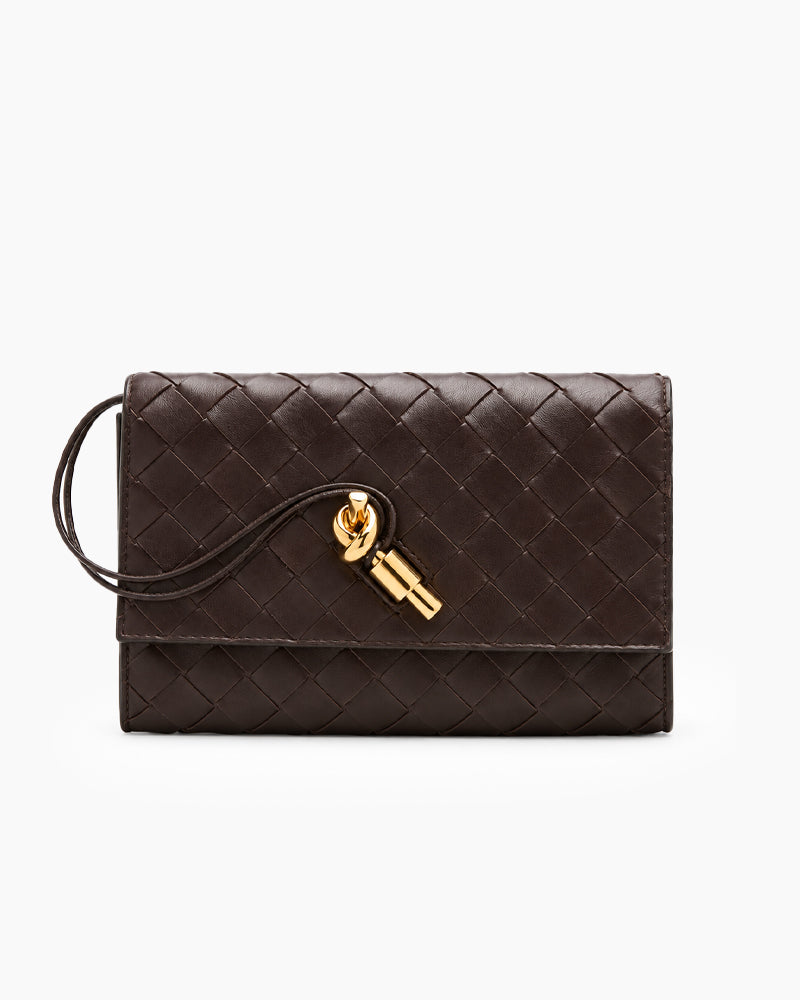 Everyday-Woven-Leather-Knot-Detail-Clutch-Bag-3