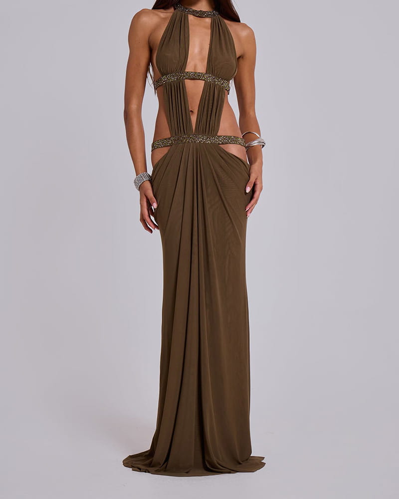 Glamorous-Evening-Cutout-Beaded-Halter-Gown-7