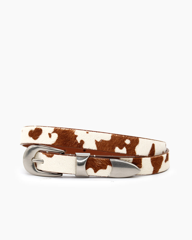 Ranch-Cow-Print-Slim-Buckle-Belt-7